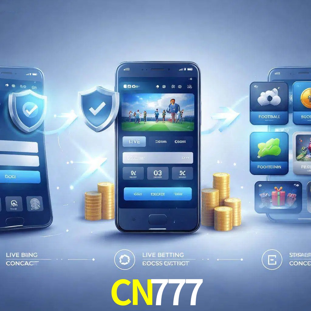 Pasos de acceso a la app CN777 en pantalla de teléfono móvil